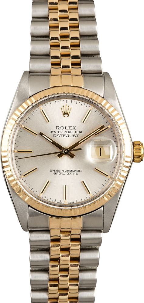 rolex datejust 16013 silver dial|rolex 16013 datejust specs.